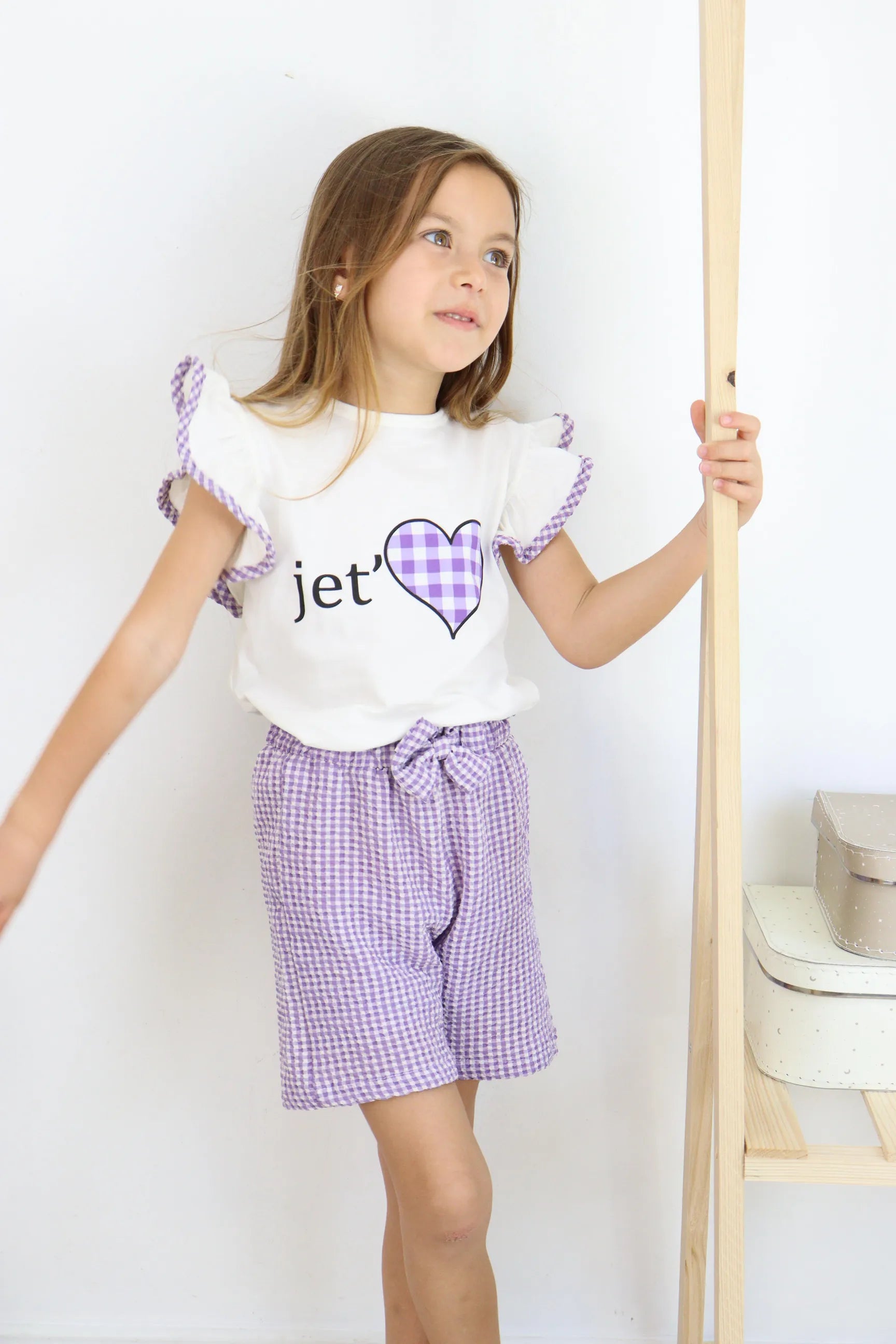 Ensemble Fille 2 Pièces Imprimé Jet Love