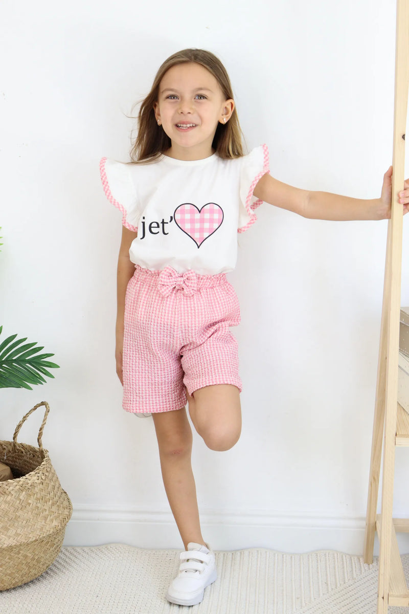 Ensemble Fille 2 Pièces Imprimé Jet Love