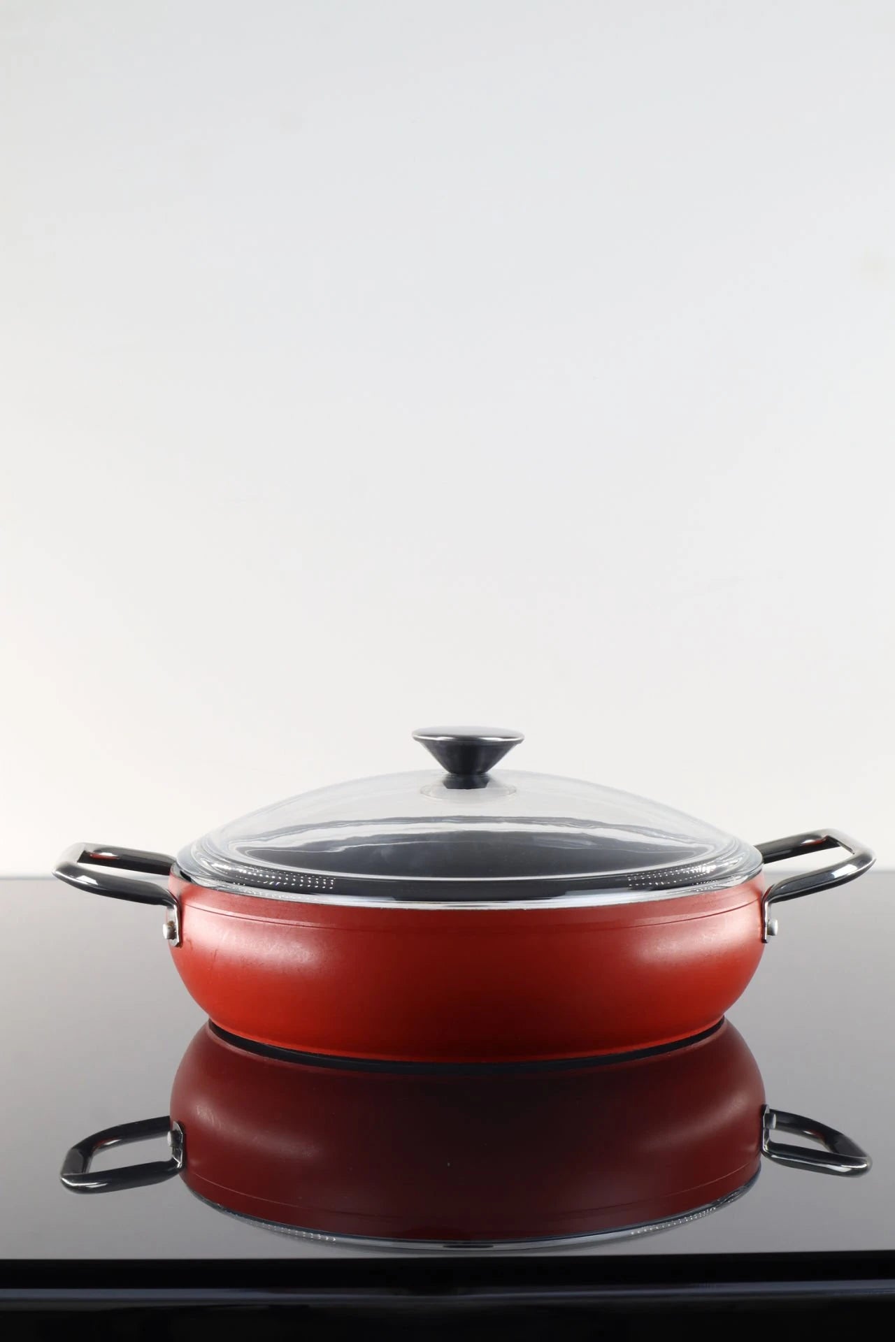 قدر بونيرا برو-بلس 24 سم – تيتانيوم مع غطاء زجاجي Pyrex