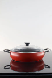 قدر بونيرا برو-بلس 24 سم – تيتانيوم مع غطاء زجاجي Pyrex