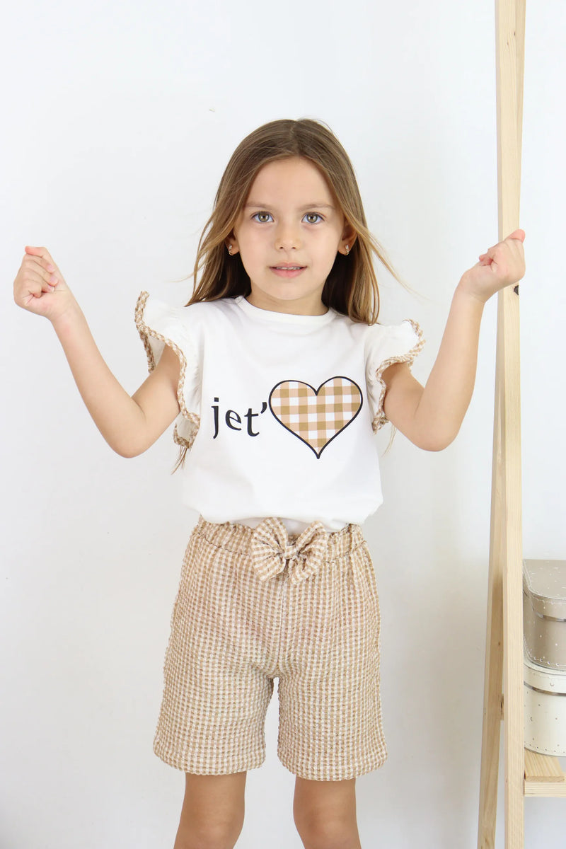 Ensemble Fille 2 Pièces Imprimé Jet Love