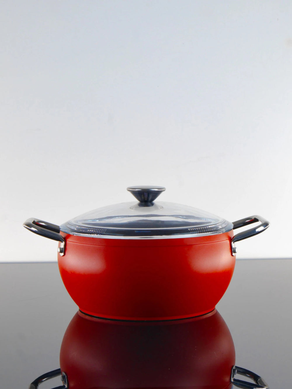 قدر بونيرا برو-بلس 20 سم – تيتانيوم مع غطاء زجاجي Pyrex
