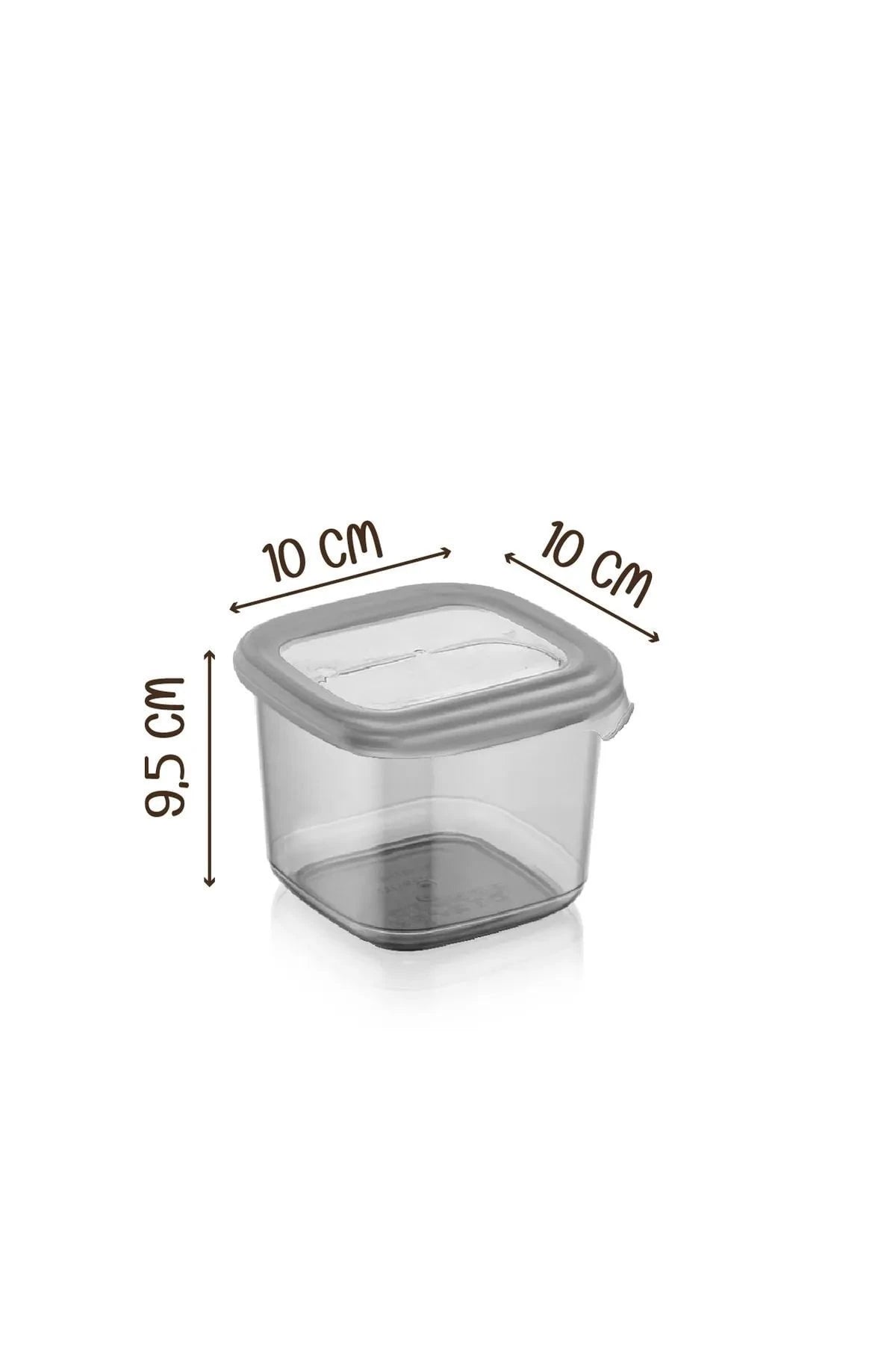 Set de 12 pots à épices anthracite 555 ml avec étiquettes