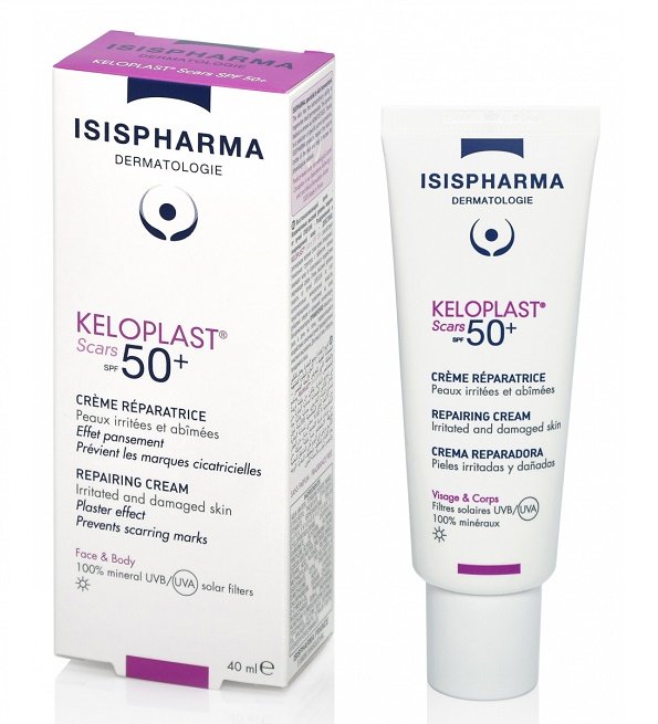 إيزيس فارما Keloplast Scars كريم مرمم ومصحح للندبات مع SPF50+ – 40 مل