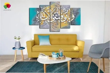 tableau asbtrait jaune-1