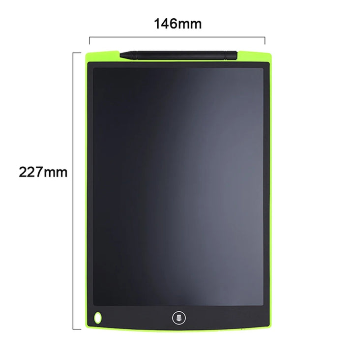 Tablette d’Écriture LCD pour Enfants avec Stylet et Bouton Effacer