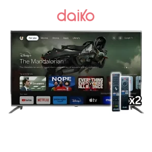 TV Daiko 32″ HD Google TV, image claire et accès rapide aux applications connectées. Digitronics