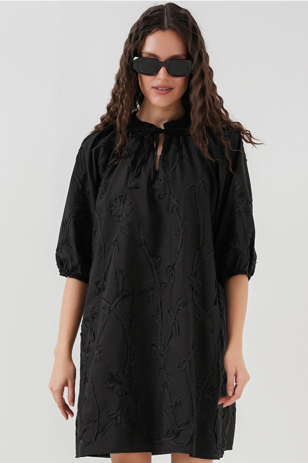 <tc>Robe courte à motifs pour femme 2528</tc>