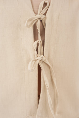 kadin keten görünümlü sifir kol ikili takim 6746 - Justyol