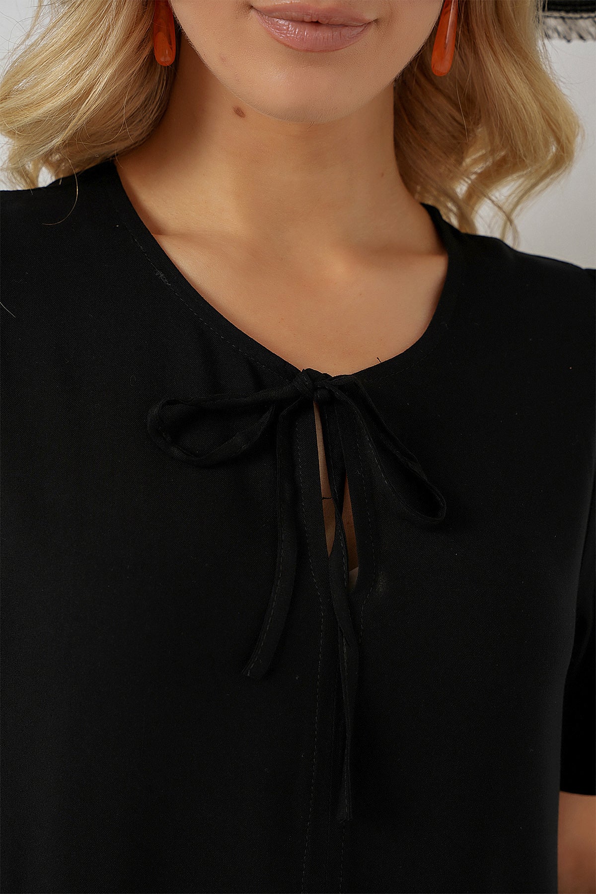 kadin kisa kol kisa elbise 2554 - Justyol