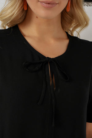 kadin kisa kol kisa elbise 2554 - Justyol