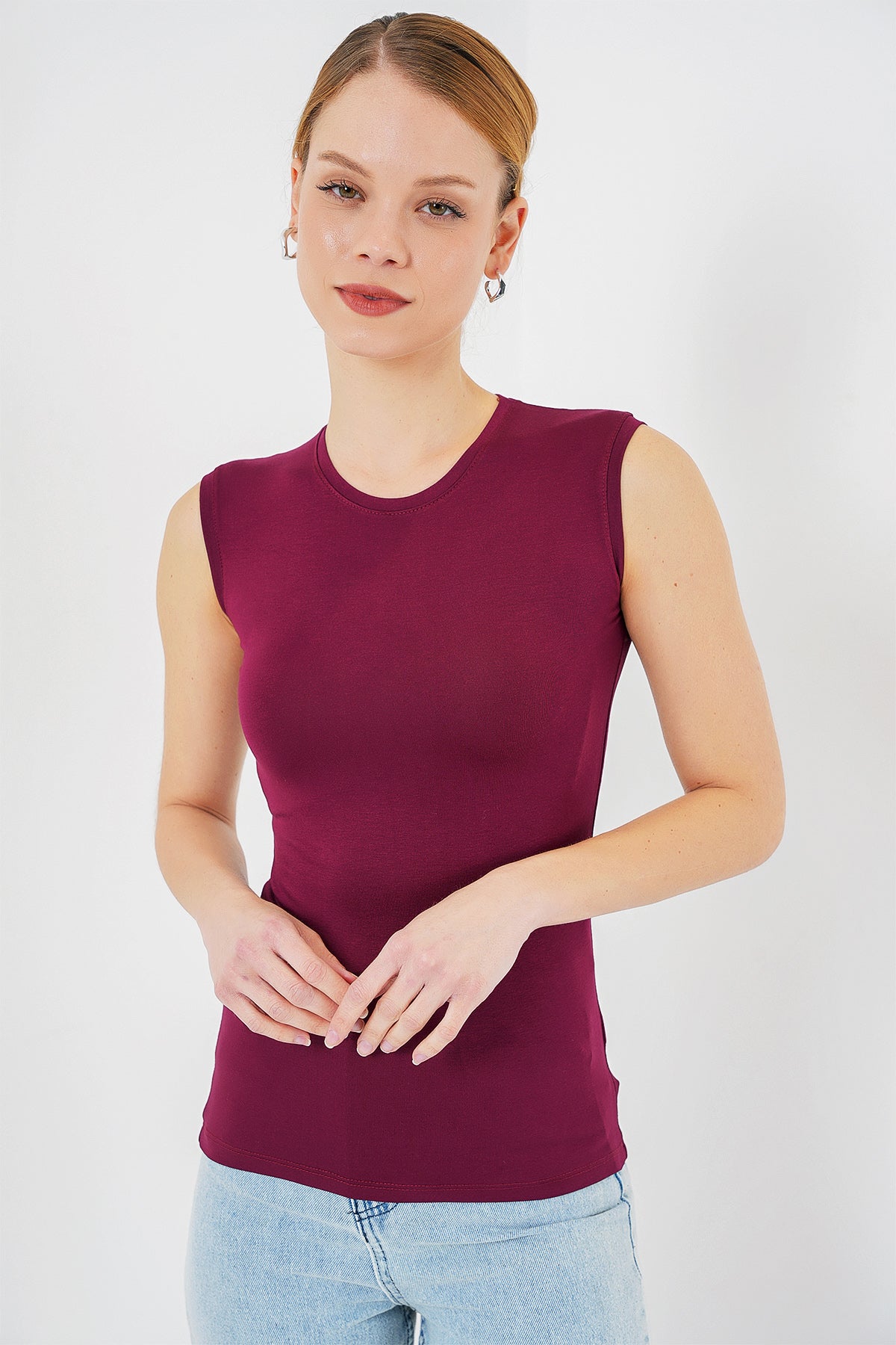 kadin kolsuz body 4347 - Justyol