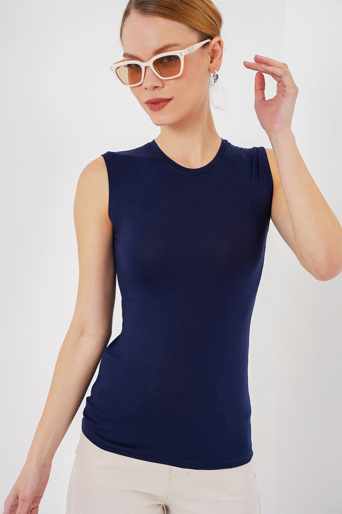 kadin kolsuz body 4347 - Justyol