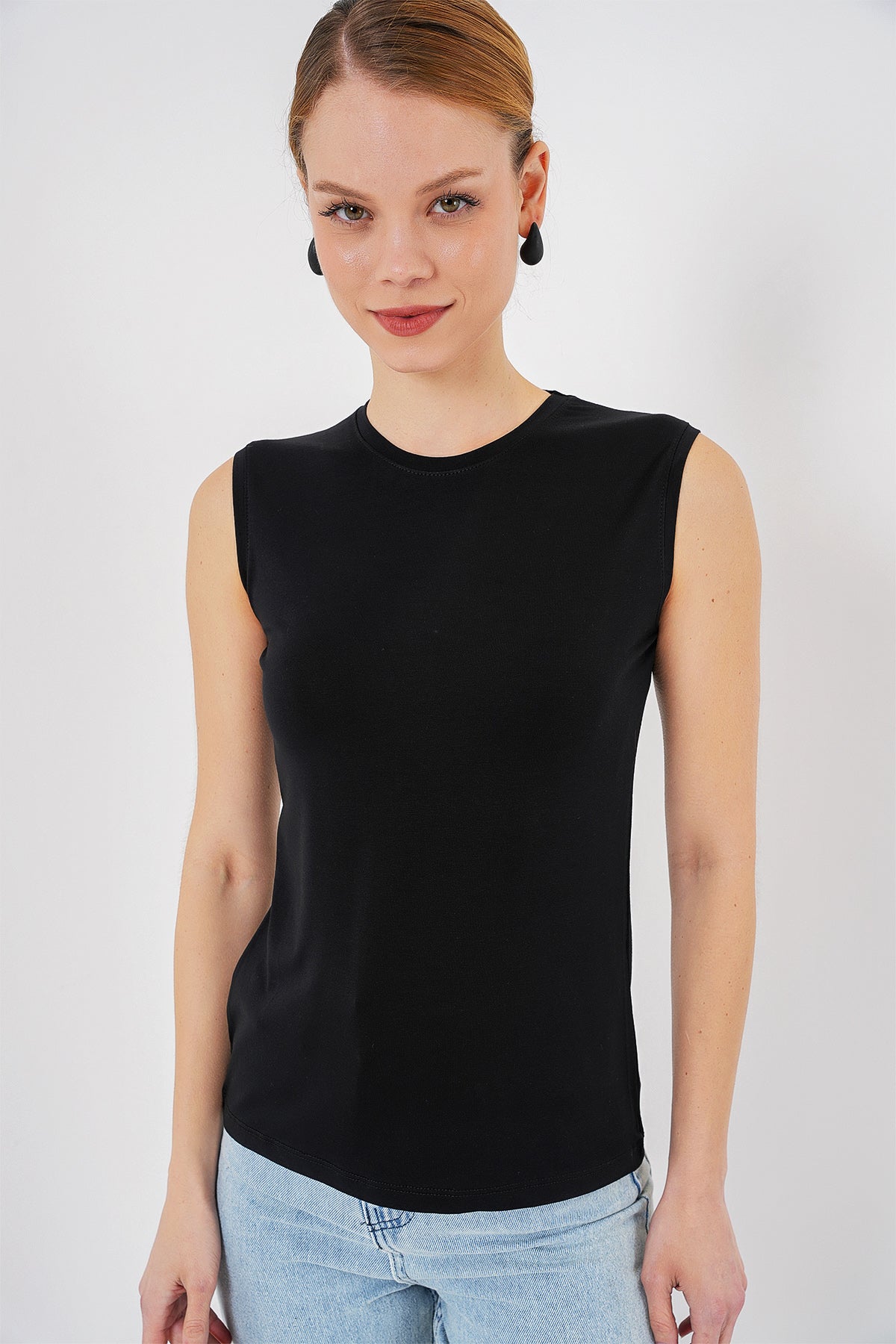 kadin kolsuz body 4347 - Justyol