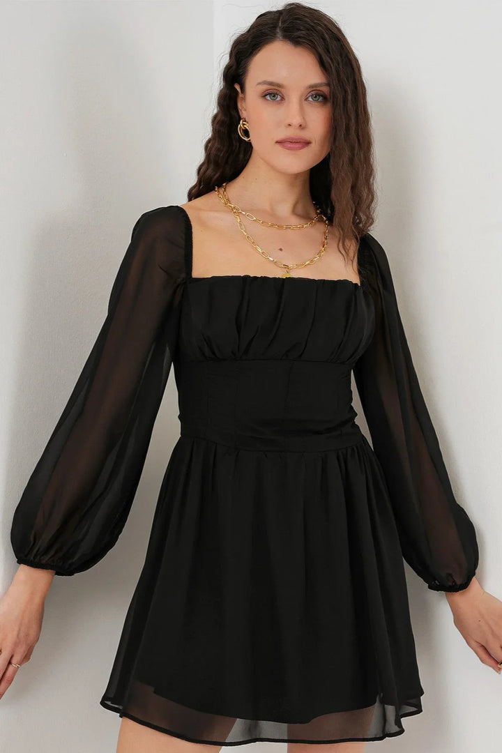Robe mini en tulle pour femme 2514