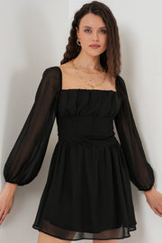 kadin mini tül elbise 2514 - Justyol