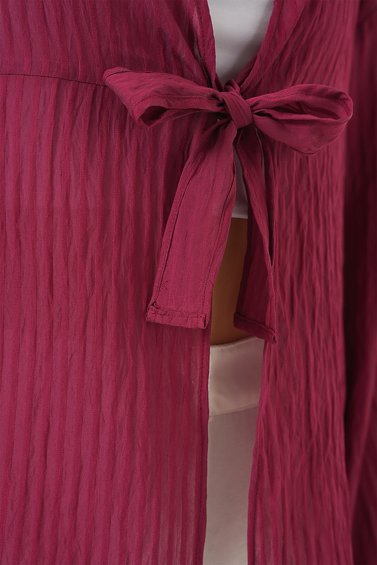 kadin önü bağcikli bluz 952 - Justyol