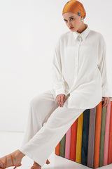 kadin örme tesettür alt üst takim 6711 - Justyol