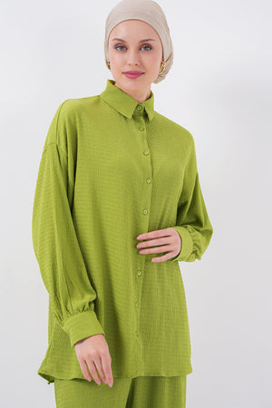 kadin örme tesettür alt üst takim 6711 - Justyol