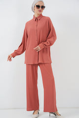 kadin örme tesettür alt üst takim 6711 - Justyol