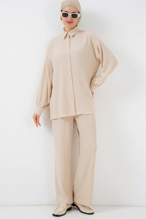 kadin örme tesettür alt üst takim 6711 - Justyol