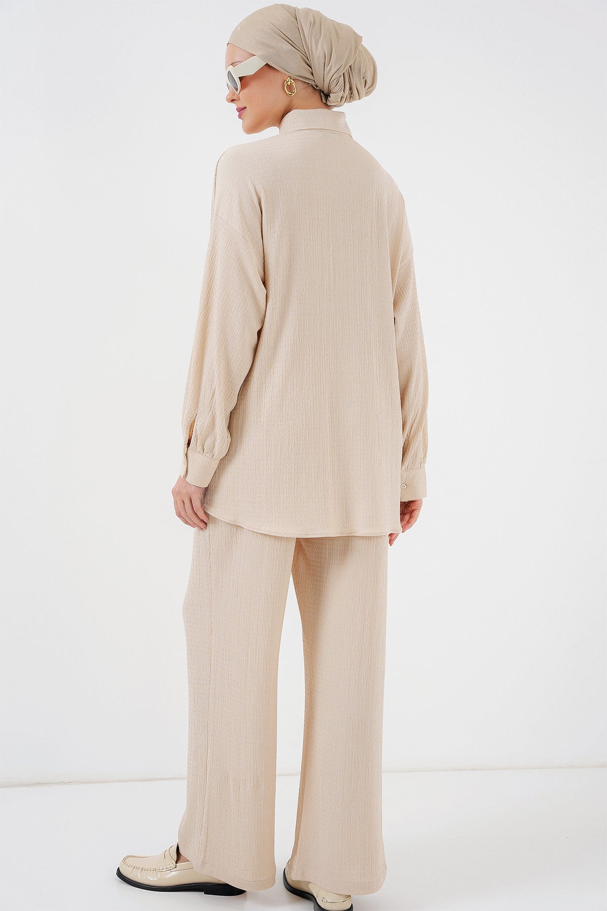 kadin örme tesettür alt üst takim 6711 - Justyol