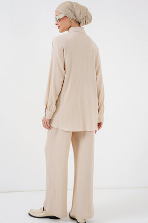 kadin örme tesettür alt üst takim 6711 - Justyol
