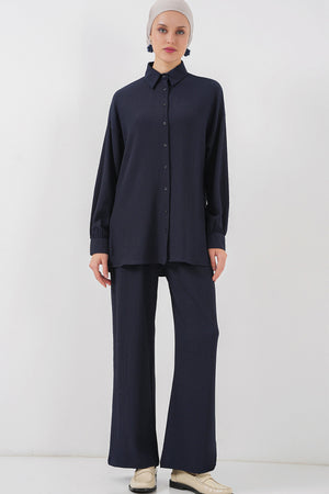 kadin örme tesettür alt üst takim 6711 - Justyol