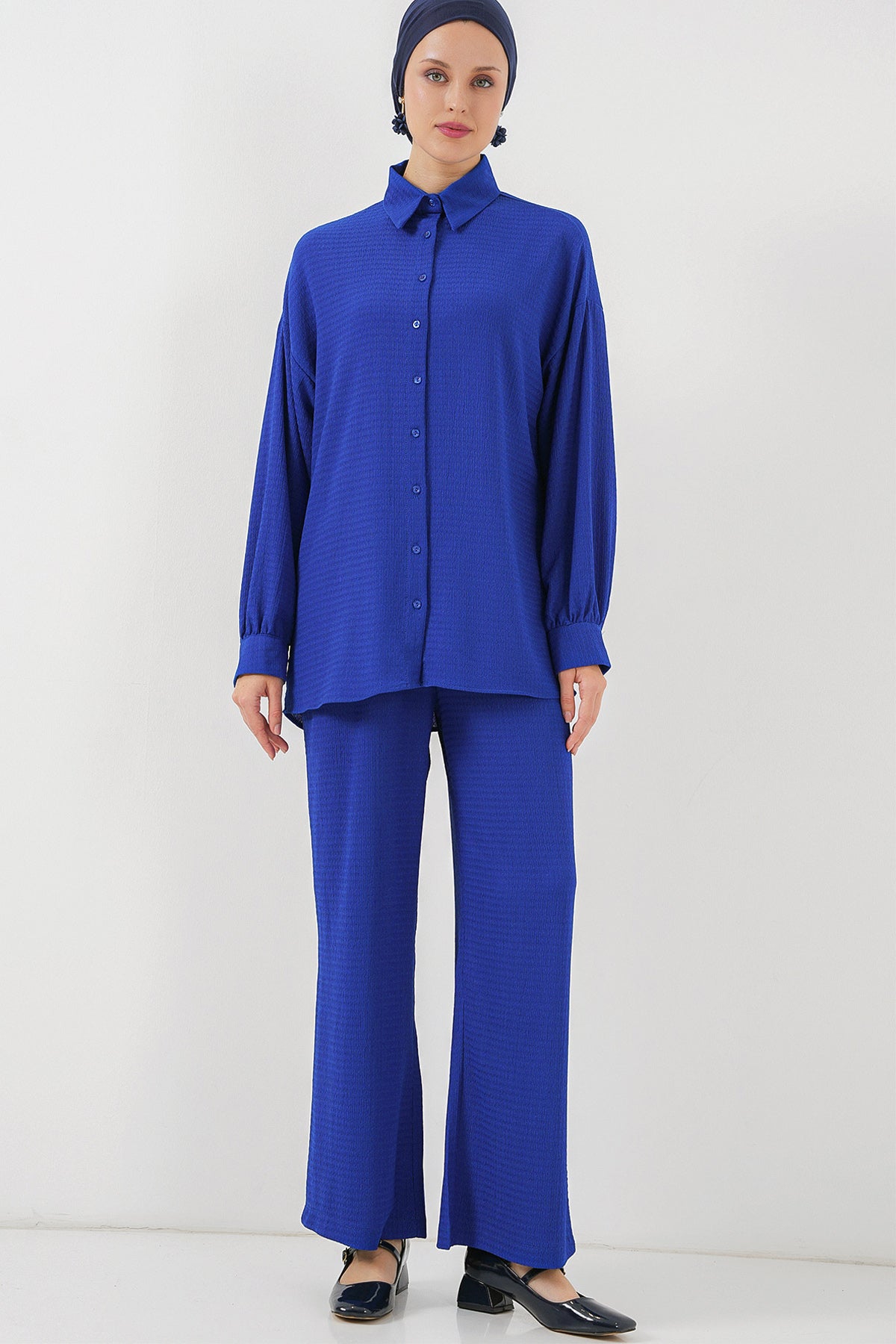 kadin örme tesettür alt üst takim 6711 - Justyol