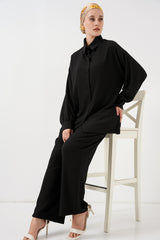 kadin örme tesettür alt üst takim 6711 - Justyol