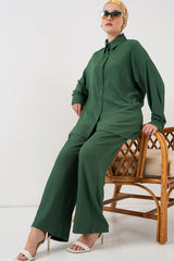 kadin örme tesettür alt üst takim 6711 - Justyol