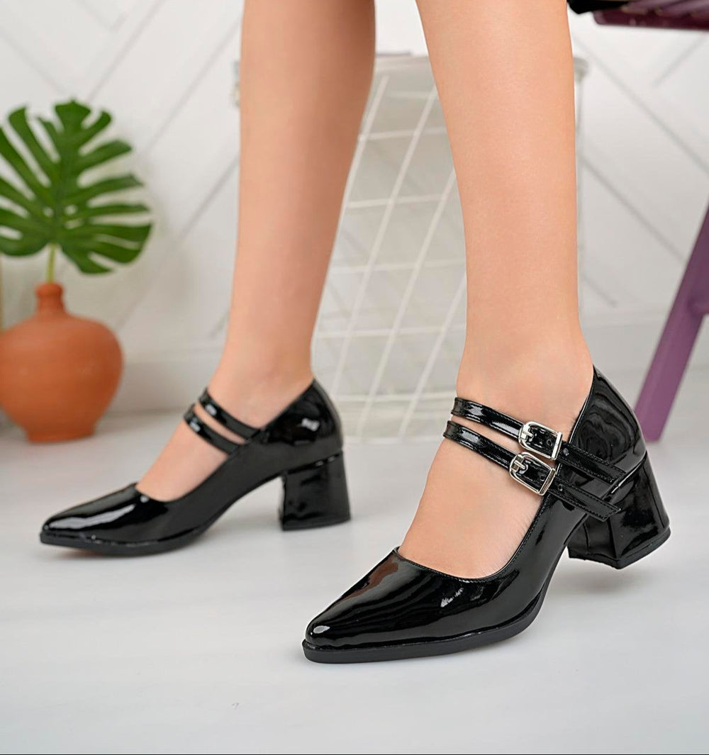 Chaussures Mary Jane femme noires
