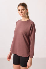 <tc>Tunique sweatshirt femme confortable à col rond en texture douce - 97305</tc>