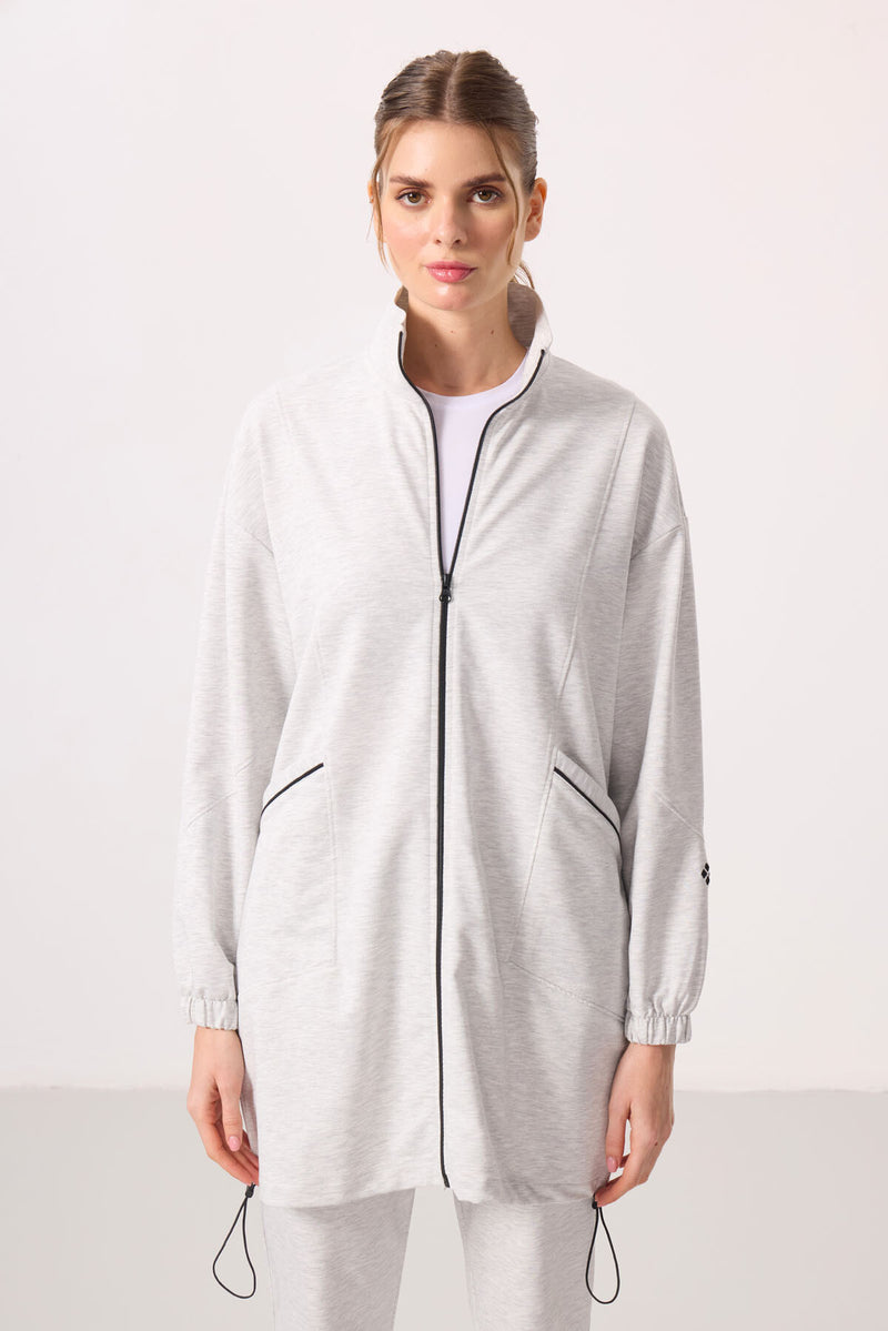 Ensemble Femme Tunique et Jogging à Col Montant
