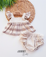 ensemble 2 pièces de shorts culottes en lin Kelly