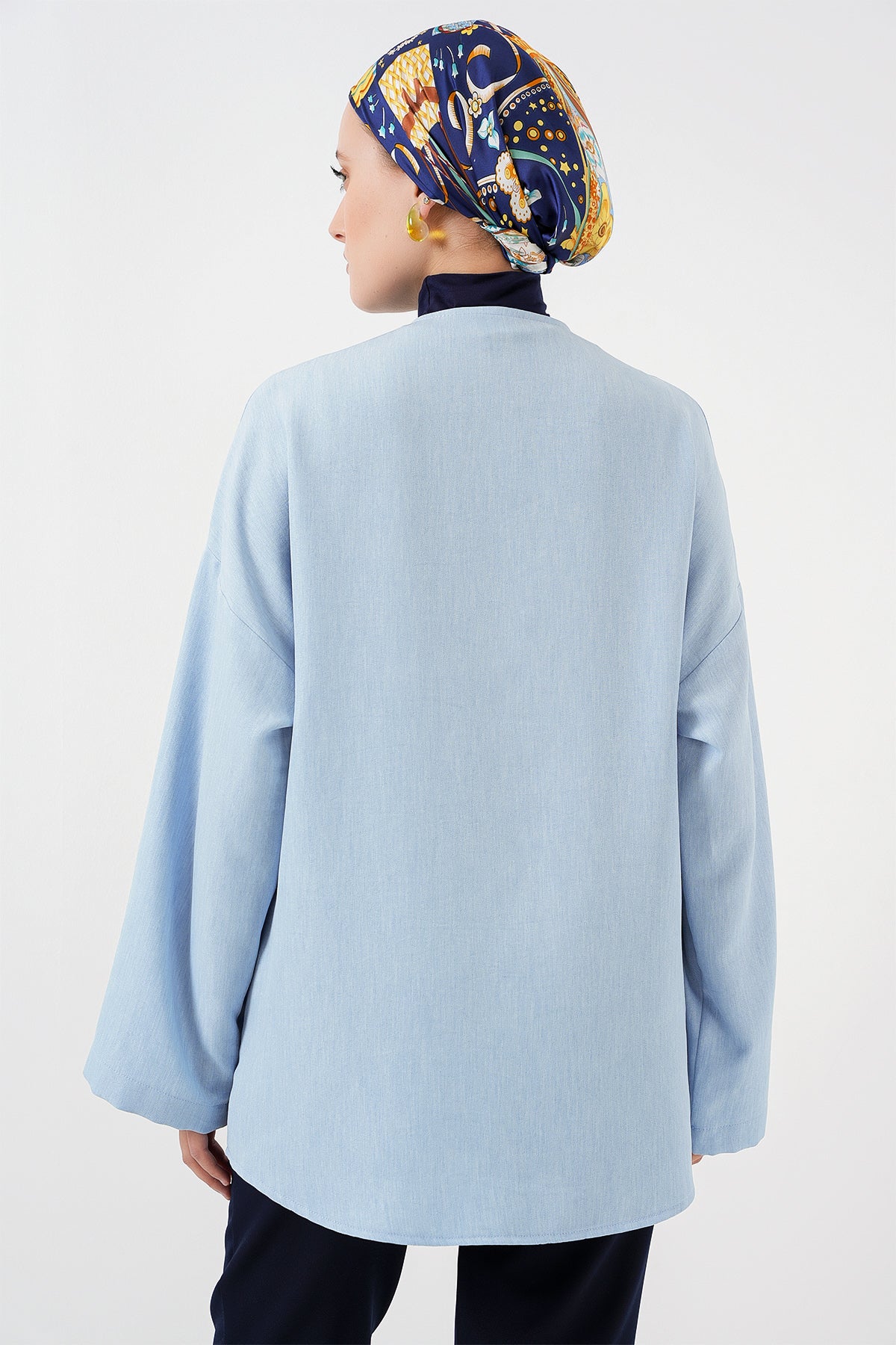 keten tesettür kimono 5968 - Justyol