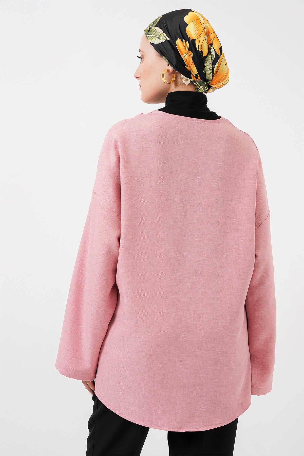 keten tesettür kimono 5968 - Justyol