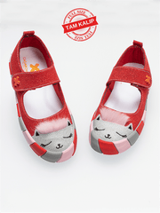 simli kedi kiz sneaker babet - Justyol