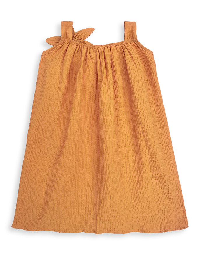 Robe Fille à Bretelles avec Fleur 3D – Robe Été Légère et Élégante