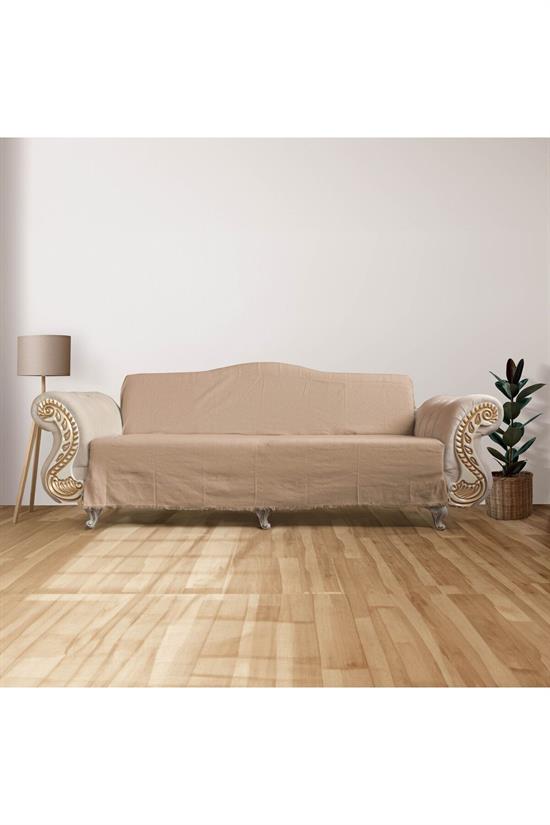 <tc>"Housse de canapé en coton, dimensions 180 x 200 cm, adaptée pour canapé, lit de repos, divan et fauteuil, lavable et au design simple."</tc>