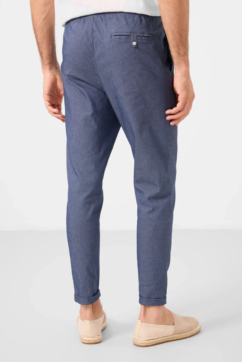 pantalon chino homme léger extensible coupe standard- 82178