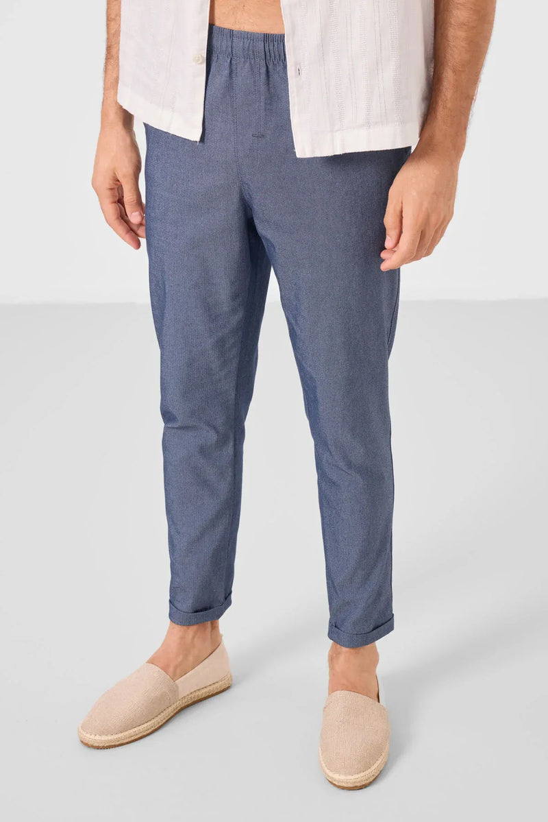 pantalon chino homme léger extensible coupe standard- 82178