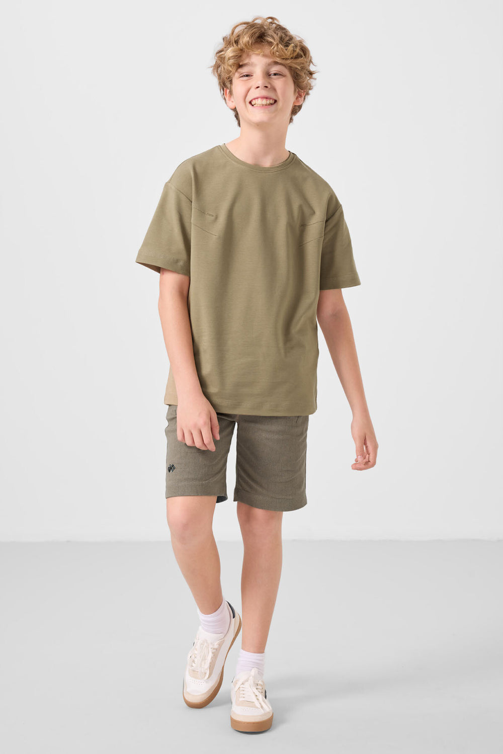 Ensemble Garçon Oversize 2 Pièces – T-shirt & Short - 11277
