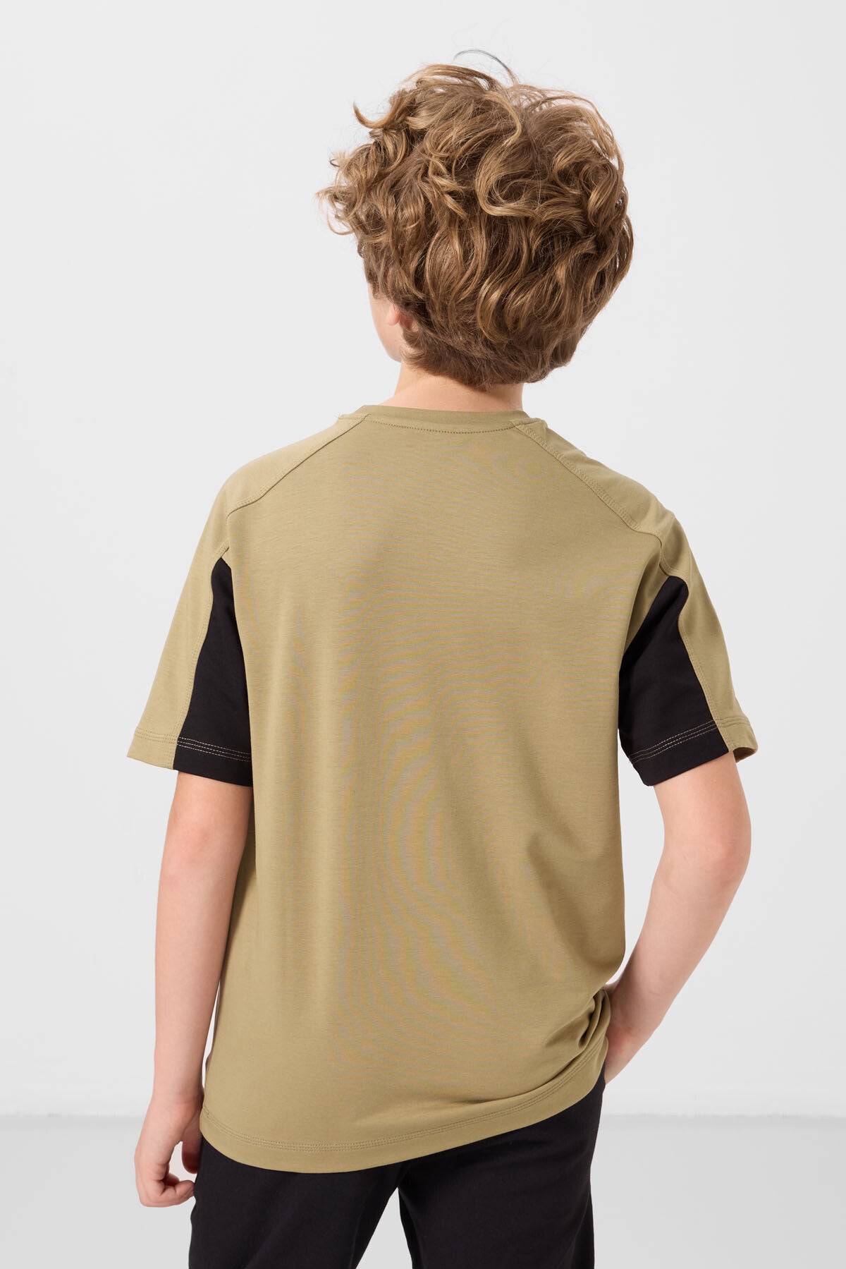T-shirt Garçon Oversize en Coton Doux avec Broderie - 11290