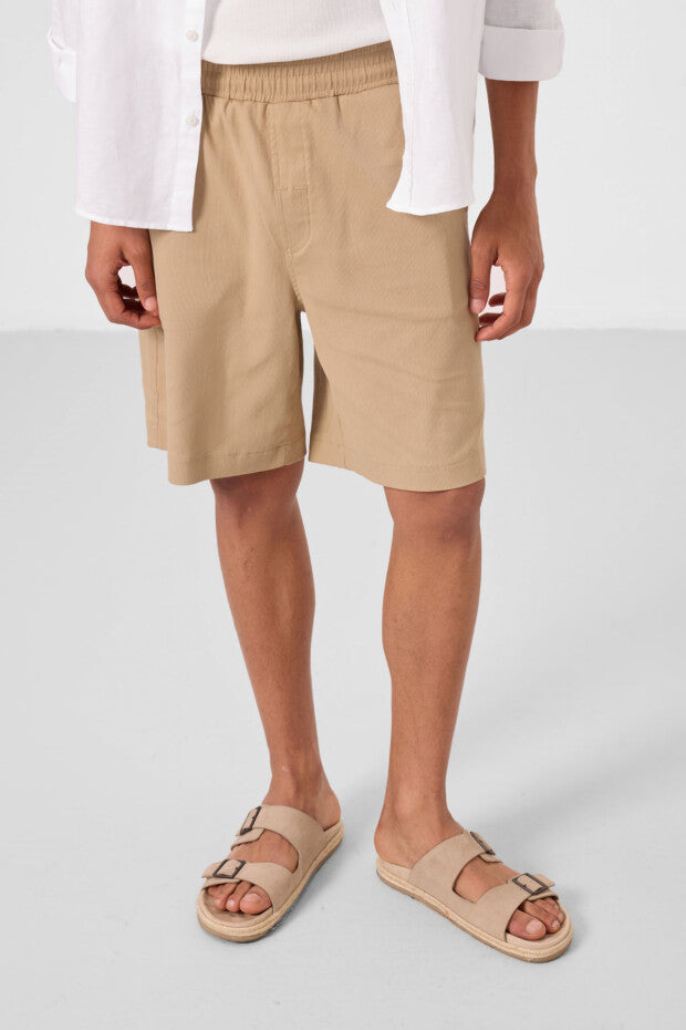 Short chino homme léger et extensible – coupe standard confortable - 81289