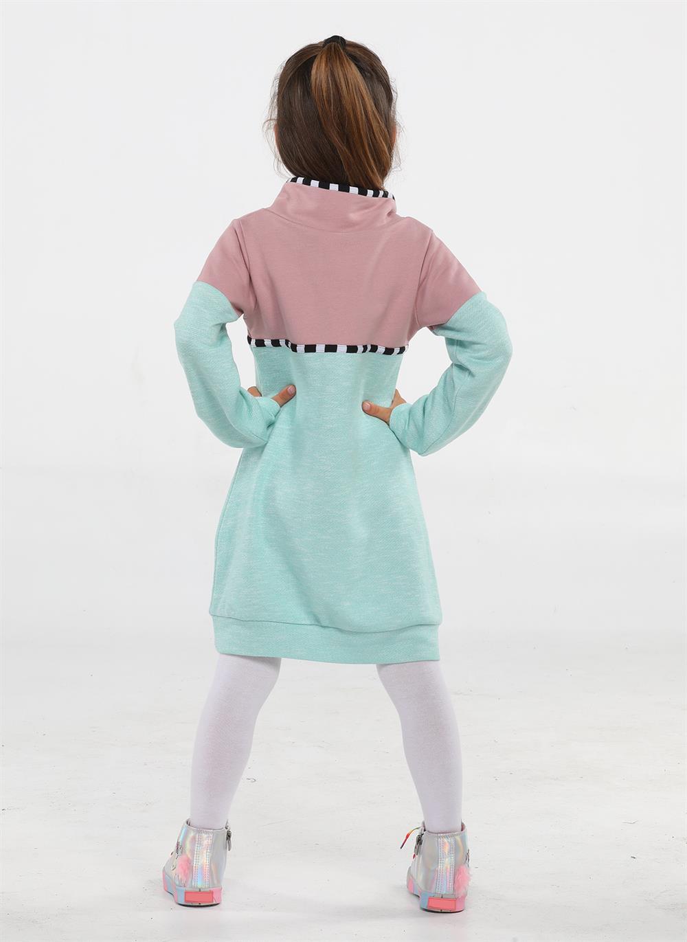 <tc>Robe fille Cygne avec motif ballon</tc>