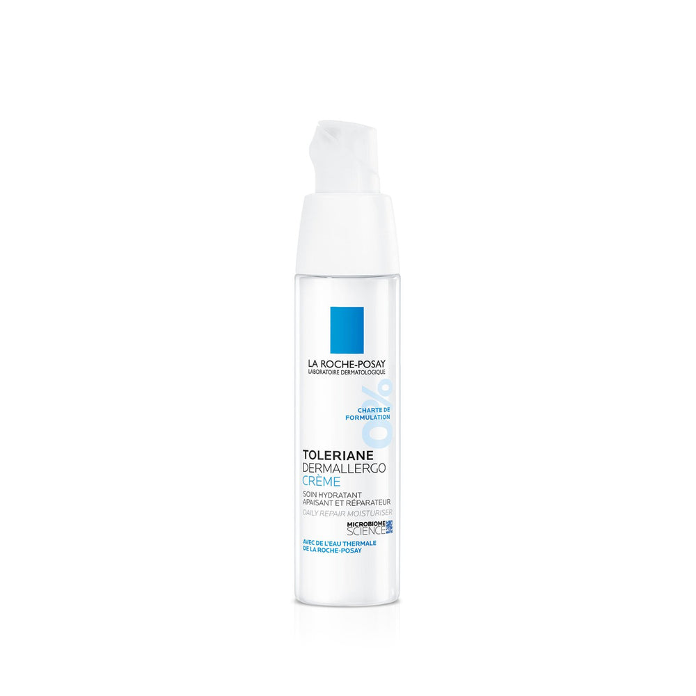 La Roche-Posay Toleriane Dermallergo Crème Apaisante, hydratante &amp; réparatrice | Peau Intolérante, Ultra sensible et Allergique | 40ml