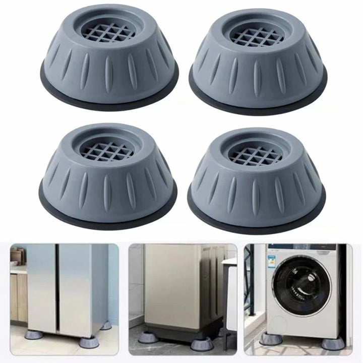 Lot de 4 Patins Anti-Vibrations pour Machine à Laver