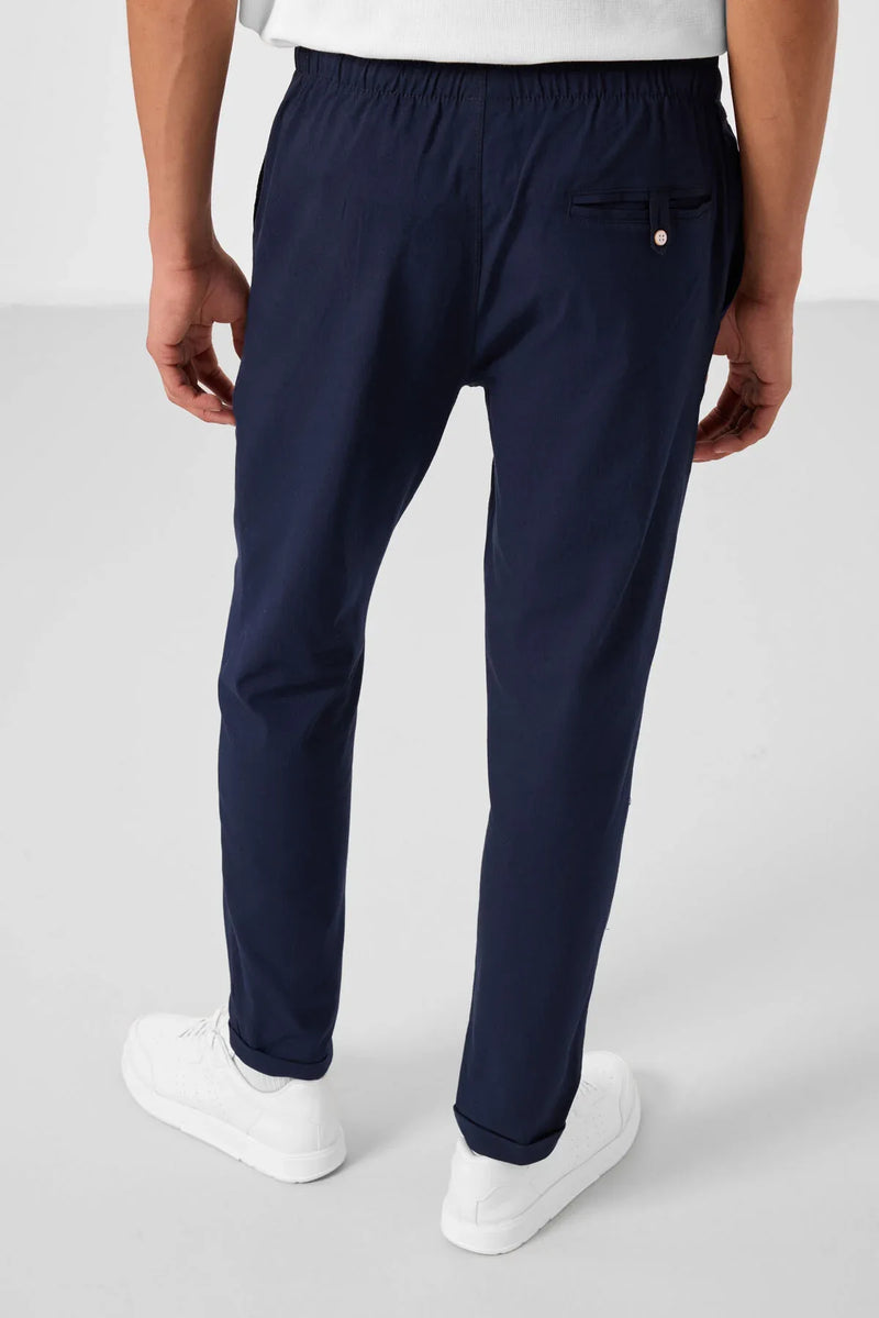 pantalon chino homme léger extensible coupe standard- 82178
