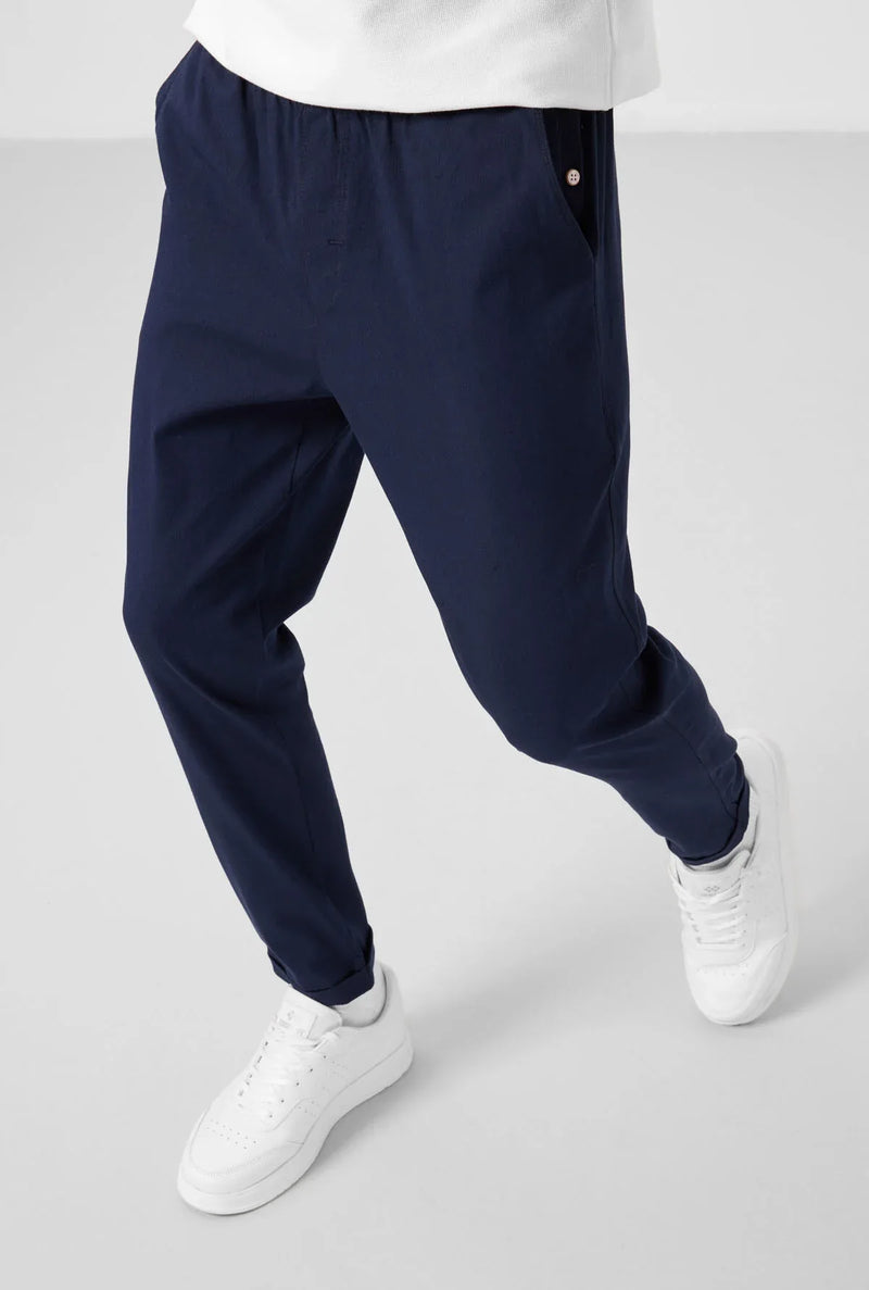 pantalon chino homme léger extensible coupe standard- 82178